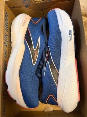 Brooks Blue and Coral Women's Running Shoes